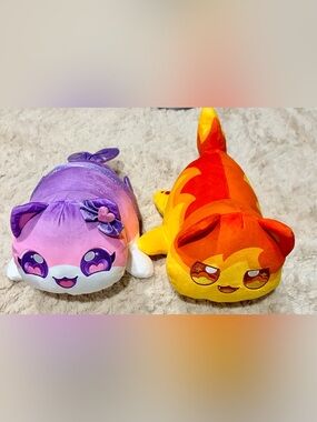 Aphmau Fire Cat & Sparkle Mermaid Cats